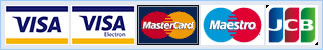 Accepted payment cards